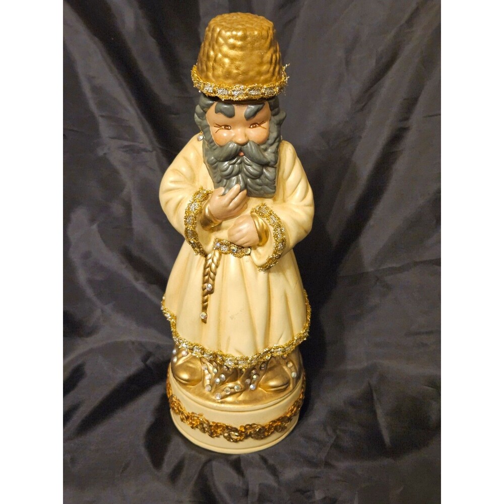 Vtg 1971 Alberta Molds Russian Figurine Decanter c